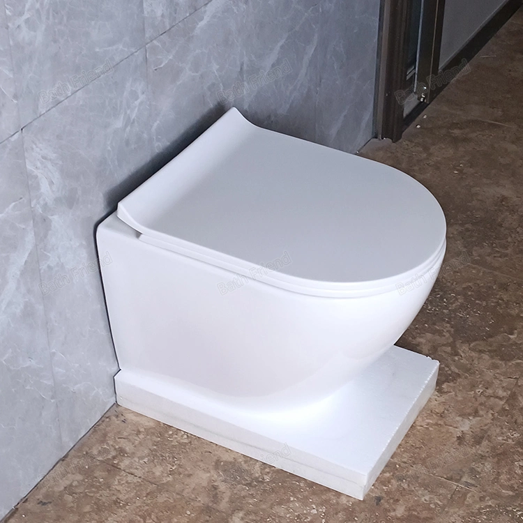 White Rimless Toilet Bathroom Products Wc Ceramic Wall Hung Toilet Wall Mounted Toilette Hanging Toilet