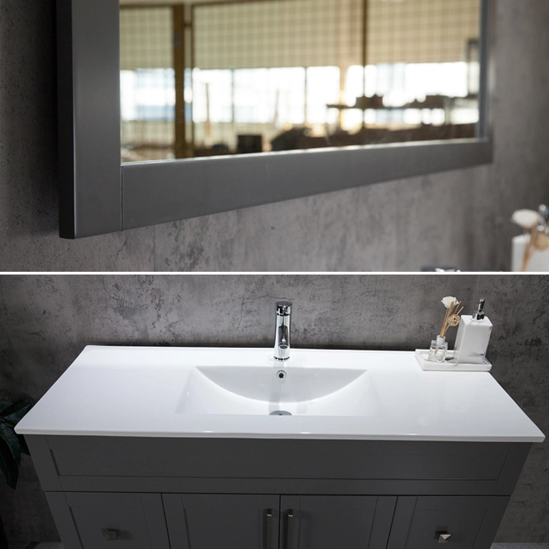 Matte Paint 1200mm Classical Floor-Mounted Bathroom Vanities