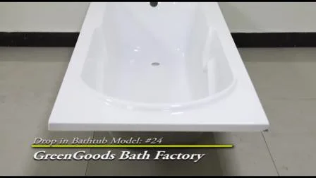 Сантехника Greengoods, акриловая встроенная ванна для взрослых, одобренная CE