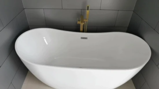 Настройте размер роскошных отдельно стоящих ванн с твердой поверхностью для взрослых.